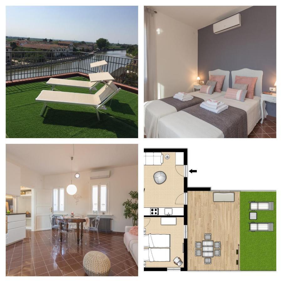 Palazzo Spada - Attico Con Terrazza Vista Fiume In Centro Кодигоро Экстерьер фото